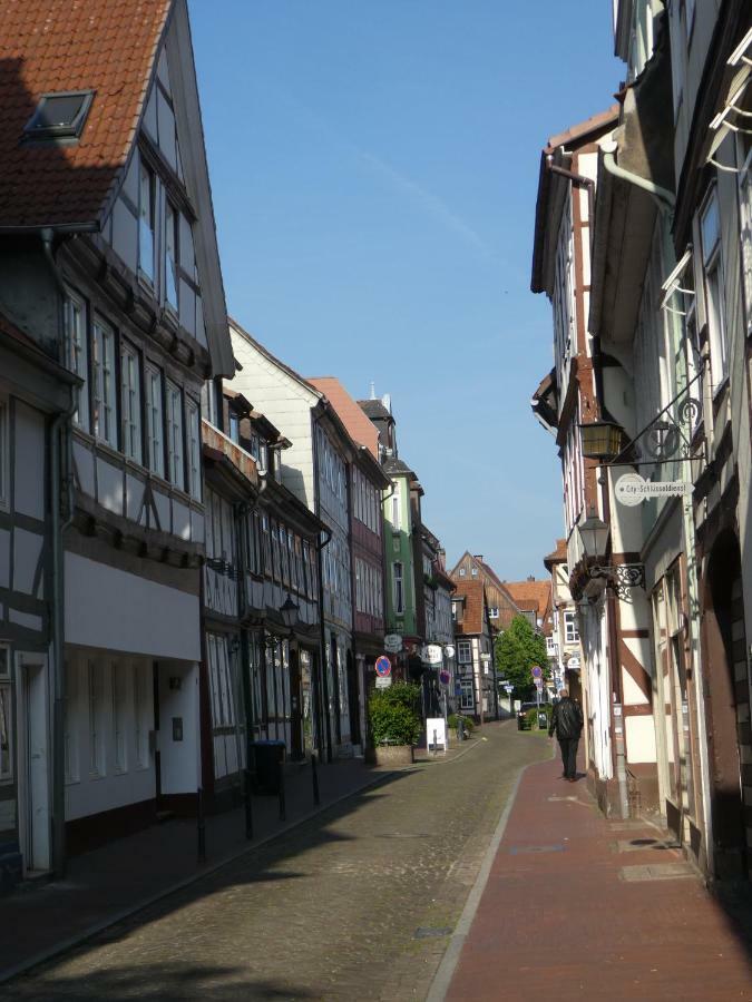 Ferienwohnung Janus Altstadt-Hameln Haus 2 Inklusive Parkplatz - Mit Und Ohne Terrasse Oder Loggia Hamelin Bagian luar foto